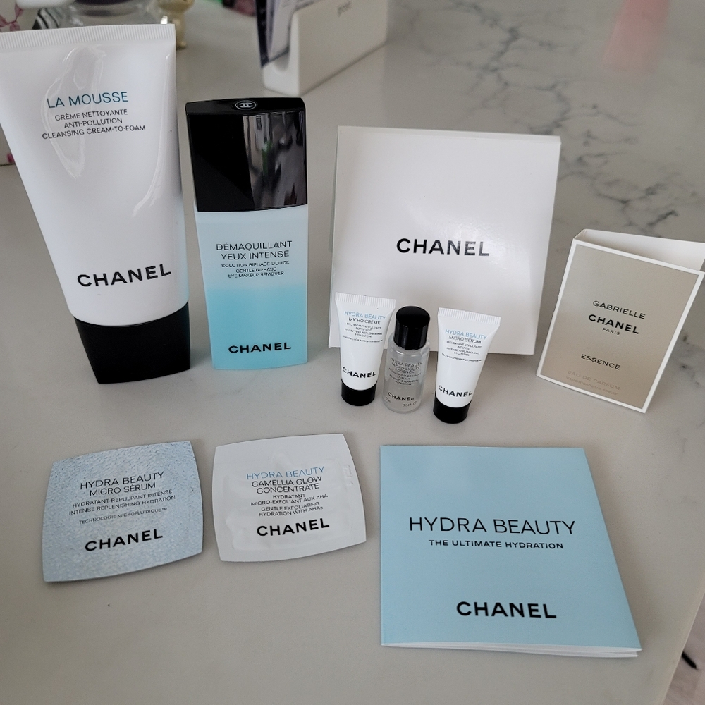 NEW FULL SIZE CHANEL Cleansing Skin Care Bundle - Picture 3 of 17